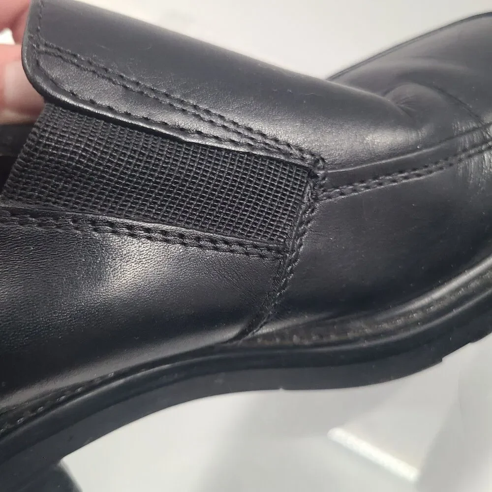 Nunn Bush Nxxt Men’s Black Leather Slip On Loafer size 9 Style 114462